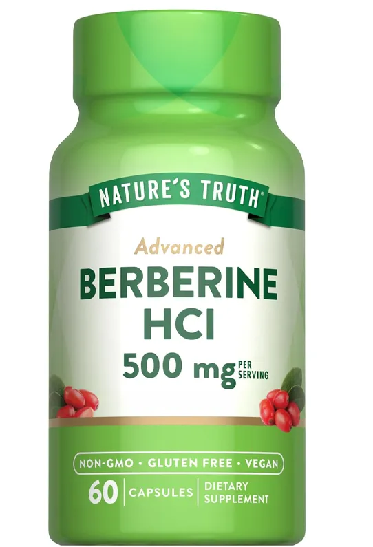 Advanced Berberine HCL 500 mg - 60 Veg Capsules Advanced Berberine HCL 500 mg - 60 Veg Capsules